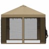 Abri de jardin avec parois 3 x 3 m Beige Polyester et Acier 643940643940