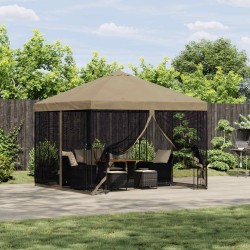 Abri de jardin avec parois 3 x 3 m Beige Polyester et Acier 643945643945