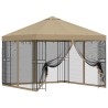 Abri de jardin avec parois 3 x 3 m Beige Polyester et Acier 643945643945