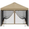 Abri de jardin avec parois 3 x 3 m Beige Polyester et Acier 643945643945