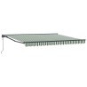 Cadre d'auvent Vert et blanc 400 × 300 cm 643950643950