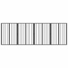 Porte pour chien 4 pcs Noir 60 x 80 cm Acier galvanisé 643964643964