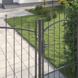 Porte de Jardin Woerden Gris 175 x 400 cm Acier 643968643968