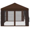 Housse de tonnelle avec murs latéraux 6 x 3 m Marron Polyester 643970643970
