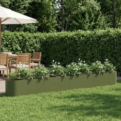 Jardin surélevé Vert olive 360 x 40 x 40 cm 643976643976