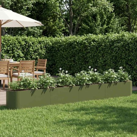 Jardin surélevé Vert olive 360 x 40 x 40 cm 643976643976