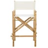 Chaise de directeur pliante 2 pcs Naturel Bambou 643982643982