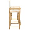 Chaise de directeur pliante 2 pcs Naturel Bambou 643982643982