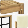 Ensemble de canapés d'extérieur 5 pcs Blanc et crème 643989643989