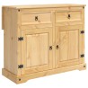 Chariot de cuisine 2 pcs Cire de Miel 112 x 70 x 91,5 cm 643991643991