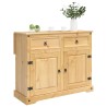 Chariot de cuisine 2 pcs Cire de Miel 112 x 70 x 91,5 cm 643991643991