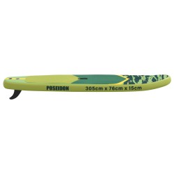 Planche à pagaie gonflable POSEIDON 305 x 76 x 15 cm Vert pour 643993643993