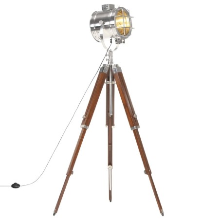 Lampadaire à trépied bois de manguier massif 165 cm        643995643995