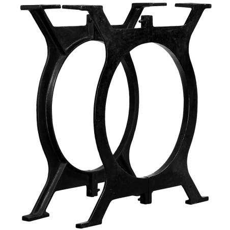 Pied de table de salle à manger 2 pcs Cadre en O Fonte 643998643998