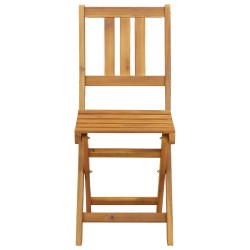 Chaises de bistrot d'extérieur 4 pcs Naturel 40 x 42 x 85 cm 644001644001