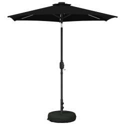 Parasol de jardin avec lumières LED et base 230 x 230 cm 644004644004