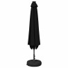 Parasol de jardin avec lumières LED et base 230 x 230 cm 644004644004