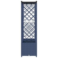 Lit Élevé avec Treillis et Toit Gris 203 x 40 x 136 cm PP 644005644005