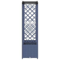 Lit Élevé avec Treillis et Toit Gris 204 x 40 x 138 cm PP 644006644006
