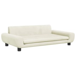 Lit pour chien crème 100x54x33 cm velours 644007644007