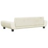 Lit pour chien crème 100x54x33 cm velours 644007644007