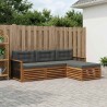 Ensemble de canapés d'extérieur Naturel et Anthracite 644013644013