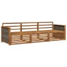 Ensemble de canapés d'extérieur 3 pcs Naturel 644018644018