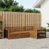 Ensemble de canapés d'extérieur 4 pcs Naturel 644024644024