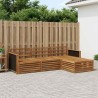 Ensemble de canapés d'extérieur 4 pcs Naturel 644026644026