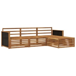 Ensemble de canapés d'extérieur 4 pcs Naturel 644026644026