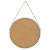 Miroir mural avec sangle 60 cm Argenté 644033644033