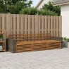 Ensemble de canapés d'extérieur 3 pcs Naturel 644034644034
