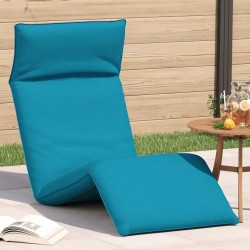 Transat pliant bleu clair 175 x 54 x 8,5 cm tissu Oxford 644059644059