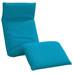 Transat pliant bleu clair 175 x 54 x 8,5 cm tissu Oxford 644059644059