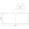 Écran de confidentialité pour balcon 150 x 600 cm 644061644061