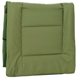 Transat pliant avec coussin 2 pcs Vert foncé 644063644063