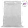 Sacs tissés 50 pcs Blanc 30 x 45 cm PP 644072644072