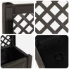 Grand bac avec treille Anthracite 99,5 x 43 x 133,5 cm PP 644076644076