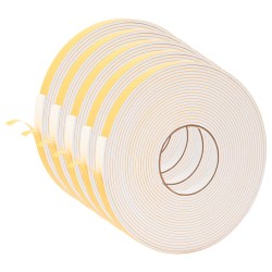 Ruban adhésif en mousse 5 pcs Blanc 15mm x 10m Mousse CR 644086644086