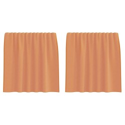 Rideaux en voile à œillets 2 pcs couleur terre cuite 644115644115