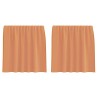 Rideaux en voile à œillets 2 pcs couleur terre cuite 644115644115