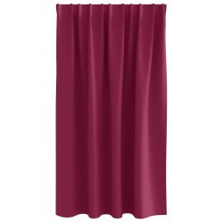 Rideaux occultants avec anneaux 2 pcs Bordeaux 140 x 140 cm 644116644116