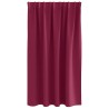 Rideaux occultants avec anneaux 2 pcs Bordeaux 140 x 140 cm 644116644116