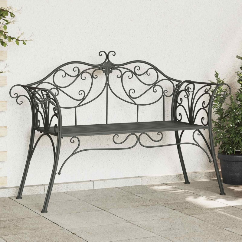 Banc de jardin 2-Nombre de places 130 x 47 x 90 cm Acier 644117644117