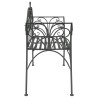 Banc de jardin 2-Nombre de places 130 x 47 x 90 cm Acier 644117644117
