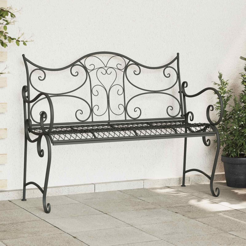 Banc de jardin 2-Nombre de places 114 x 56,5 x 90 cm Acier 644118644118