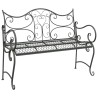 Banc de jardin 2-Nombre de places 114 x 56,5 x 90 cm Acier 644118644118