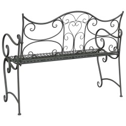 Banc de jardin 2-Nombre de places 114 x 56,5 x 90 cm Acier 644118644118