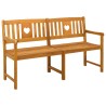 Banc extérieur Naturel 150 x 55,5 x 90 cm Bois d'Acacia Massif 644125644125