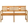 Banc extérieur Naturel 150 x 55,5 x 90 cm Bois d'Acacia Massif 644125644125